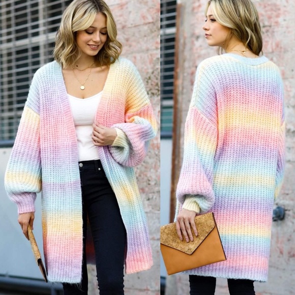 Sunday Funday Striped Cardigan - Picture 2 of 4